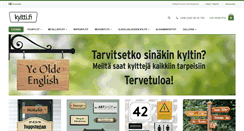 Desktop Screenshot of kyltti.fi